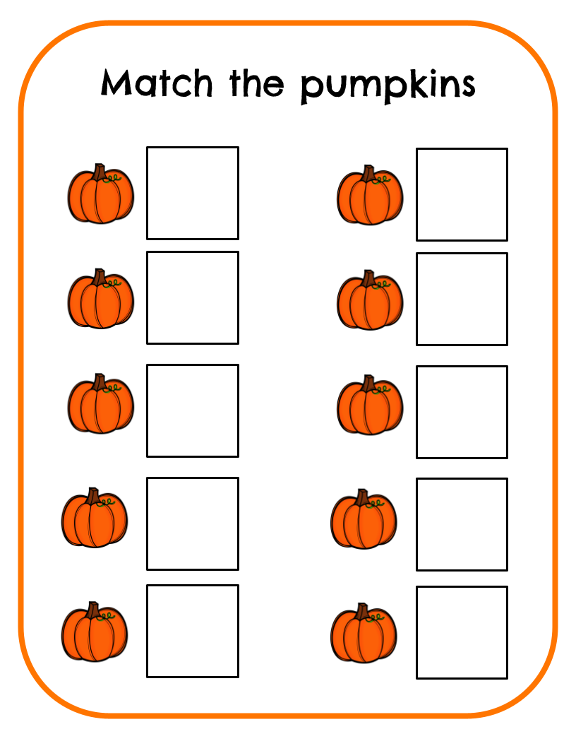 Halloween File Folders