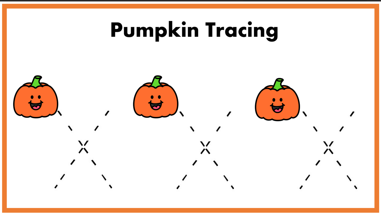 Pumpkin Tracing
