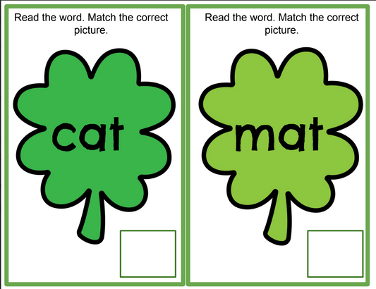 St. Patrick's Day CVC Cards