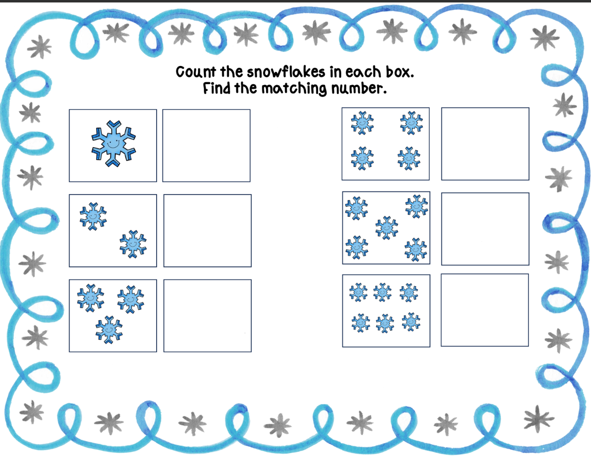 Winter Counting Mats 1-20