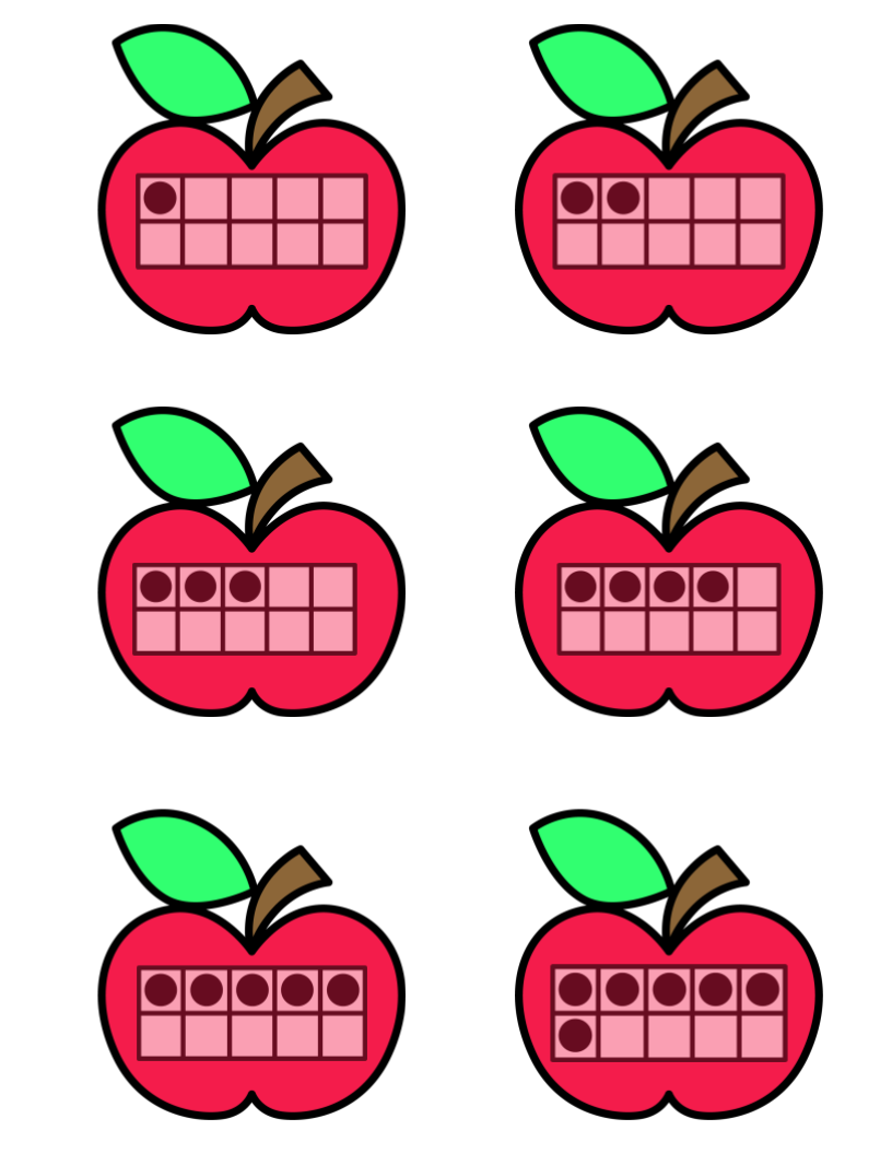 Redraw Numbers Secret Apples - Counting 1-10 – Lotus Learning