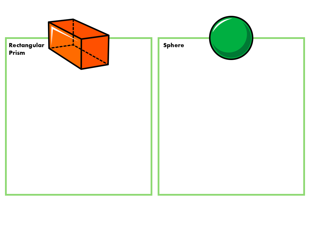 Shape Sorting Activity 2D and 3D