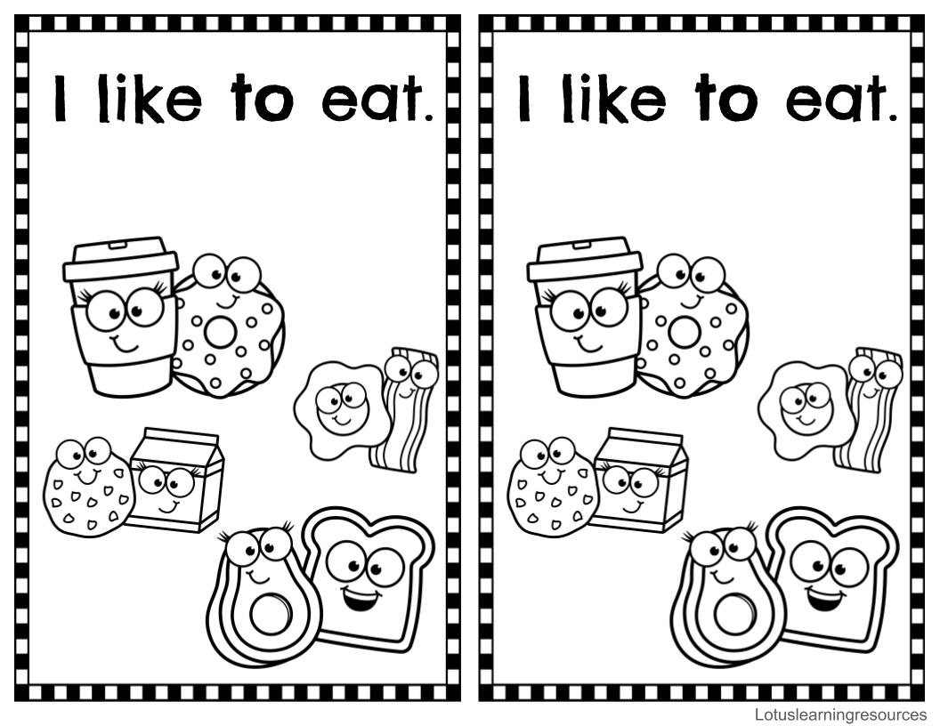 Sight Word Booklet - to