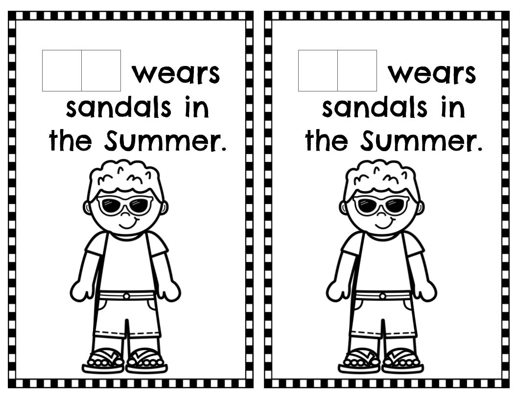 Sight Word Booklet-He