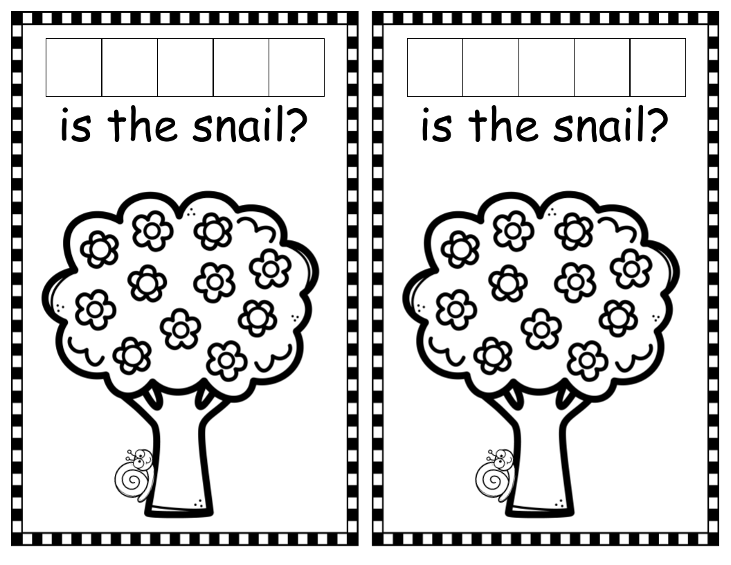 Sight Word Booklet-Where