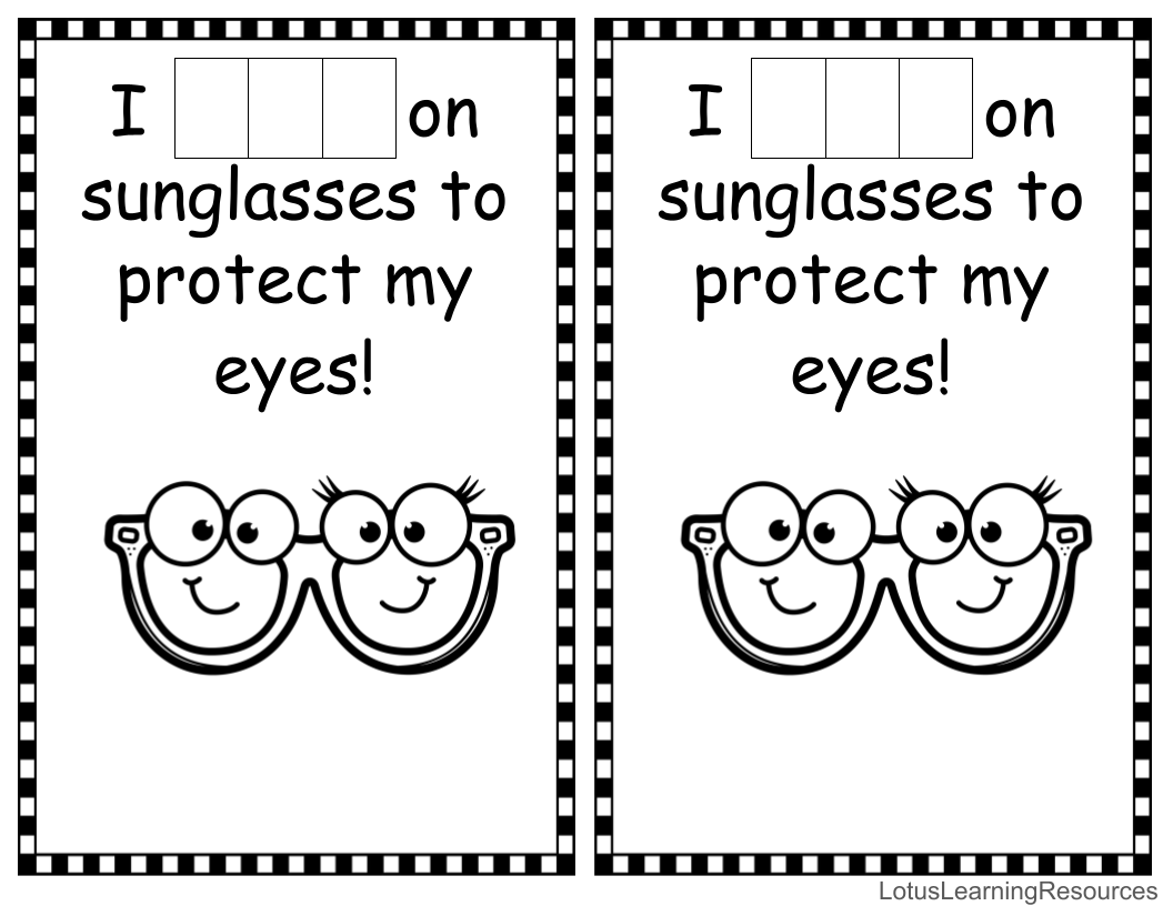 Sight Word Booklet - Put