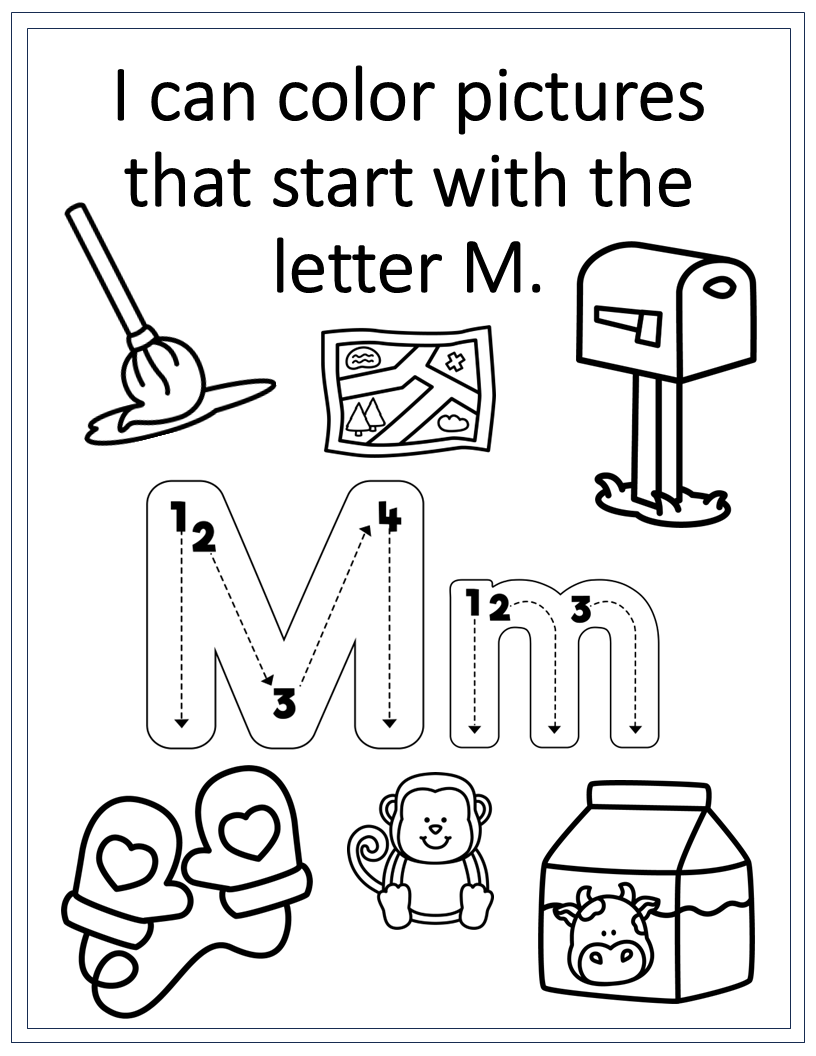 Alphabet Coloring Sheets