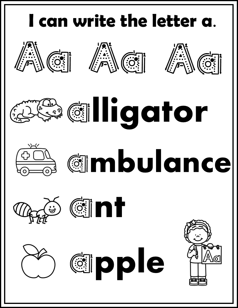 Alphabet Coloring Sheets