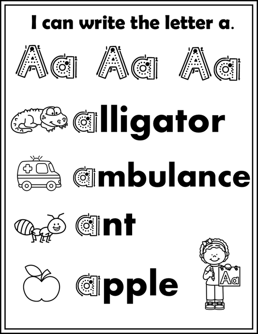 Alphabet Coloring Sheets
