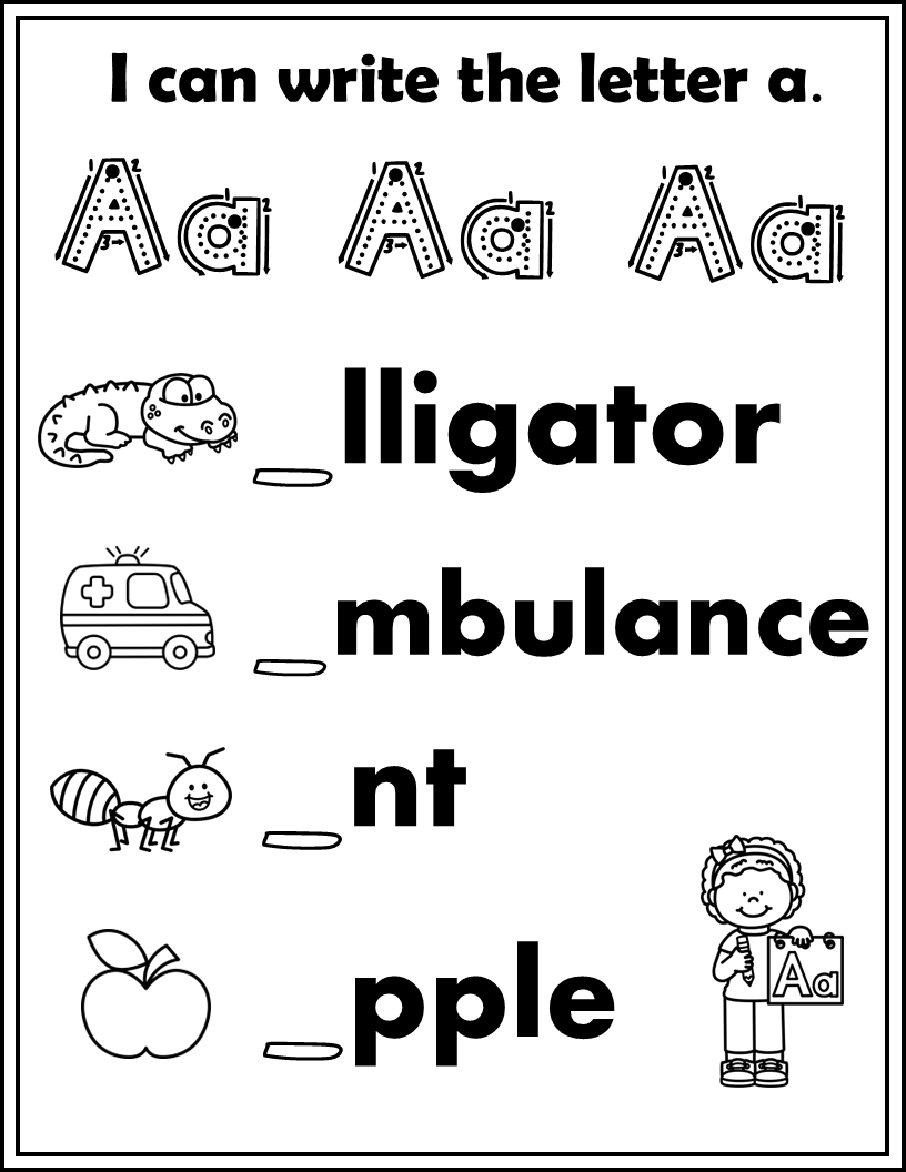 Alphabet Coloring Sheets