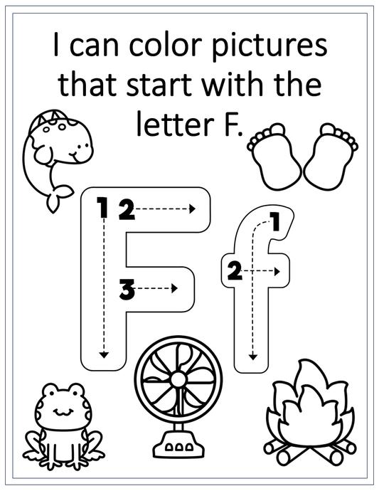 Alphabet Coloring Sheets