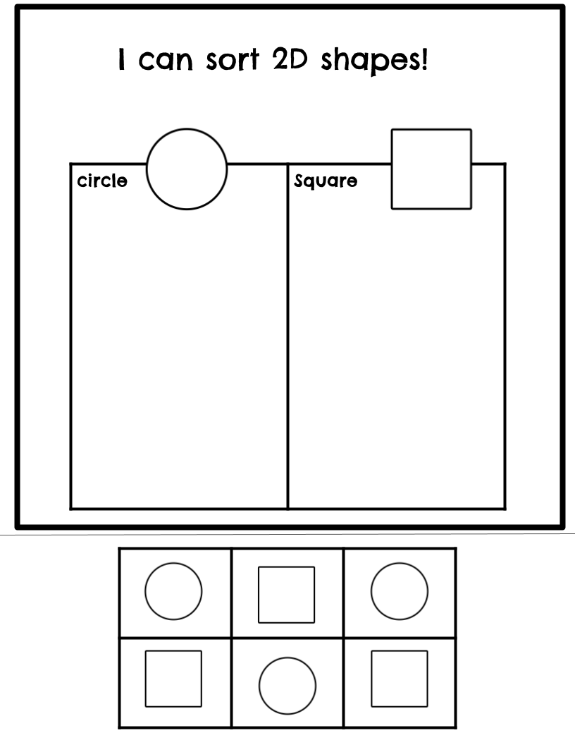 Sort Out Shape I can Sort 2D Shapes – Lotus Learning