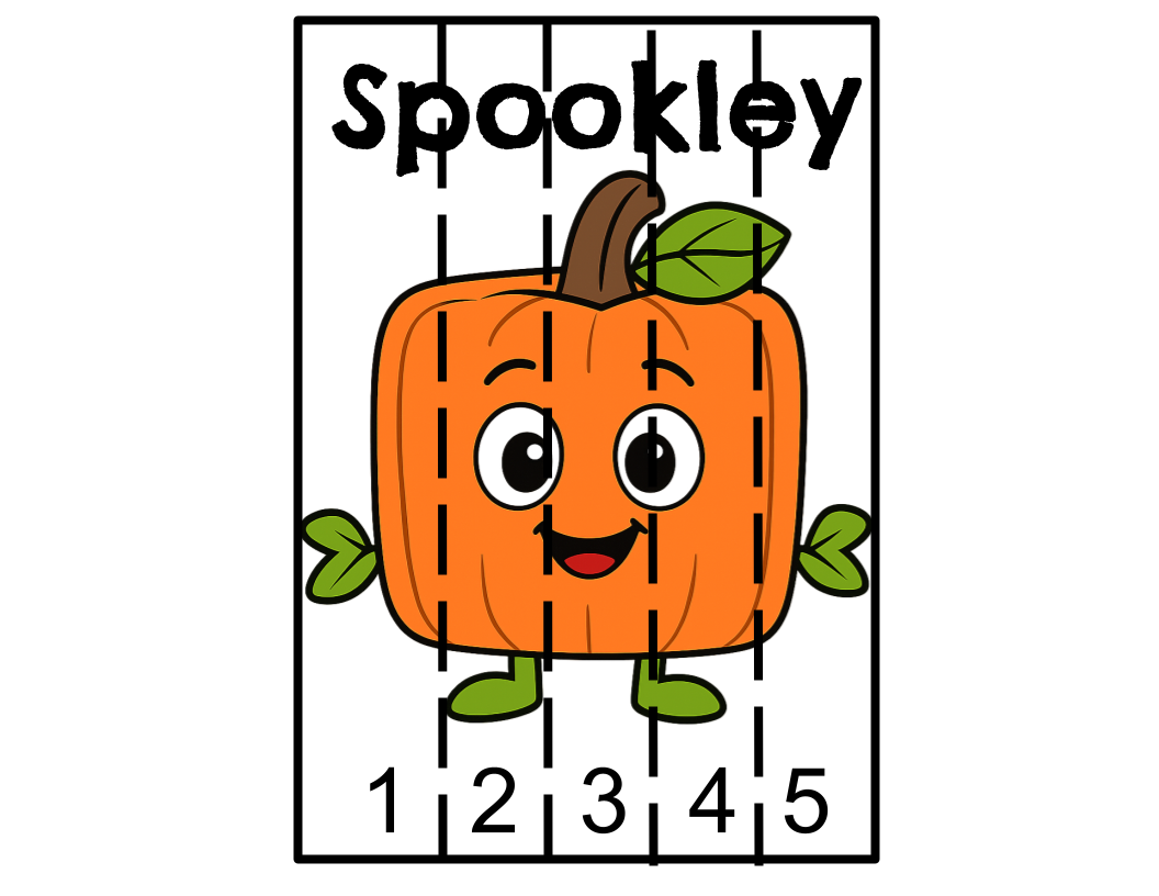 Spookley Number Sequence/Coloring Sheet