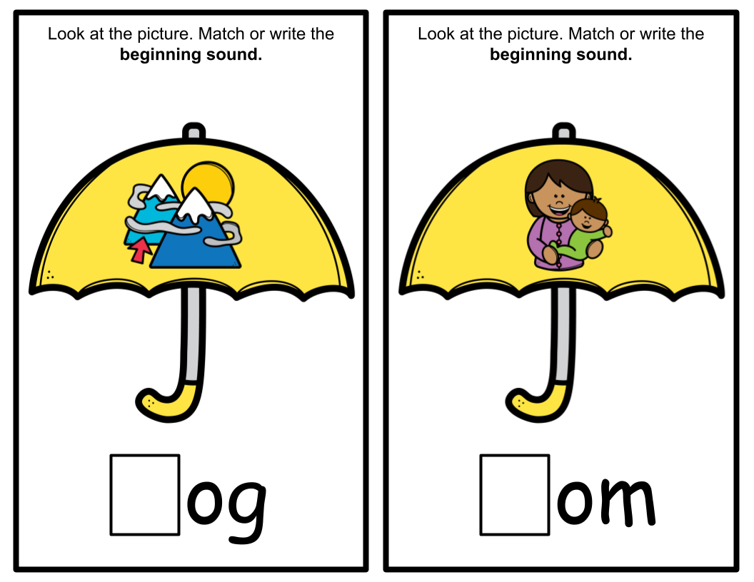 Spring CVC Beginning Sounds