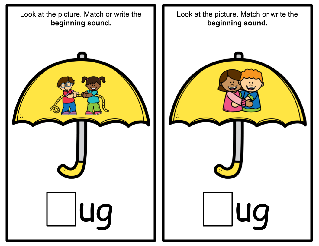 Spring CVC Beginning Sounds