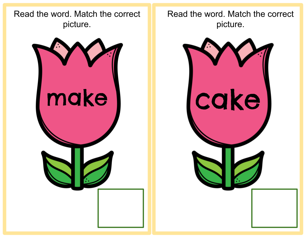 Spring CVCe Picture Match
