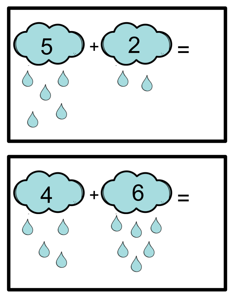 Spring Raindrop Addition