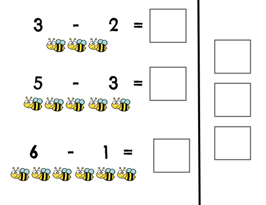 Spring Subtraction Booklet