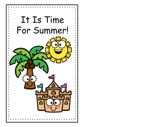 Summer Vacation Social Story