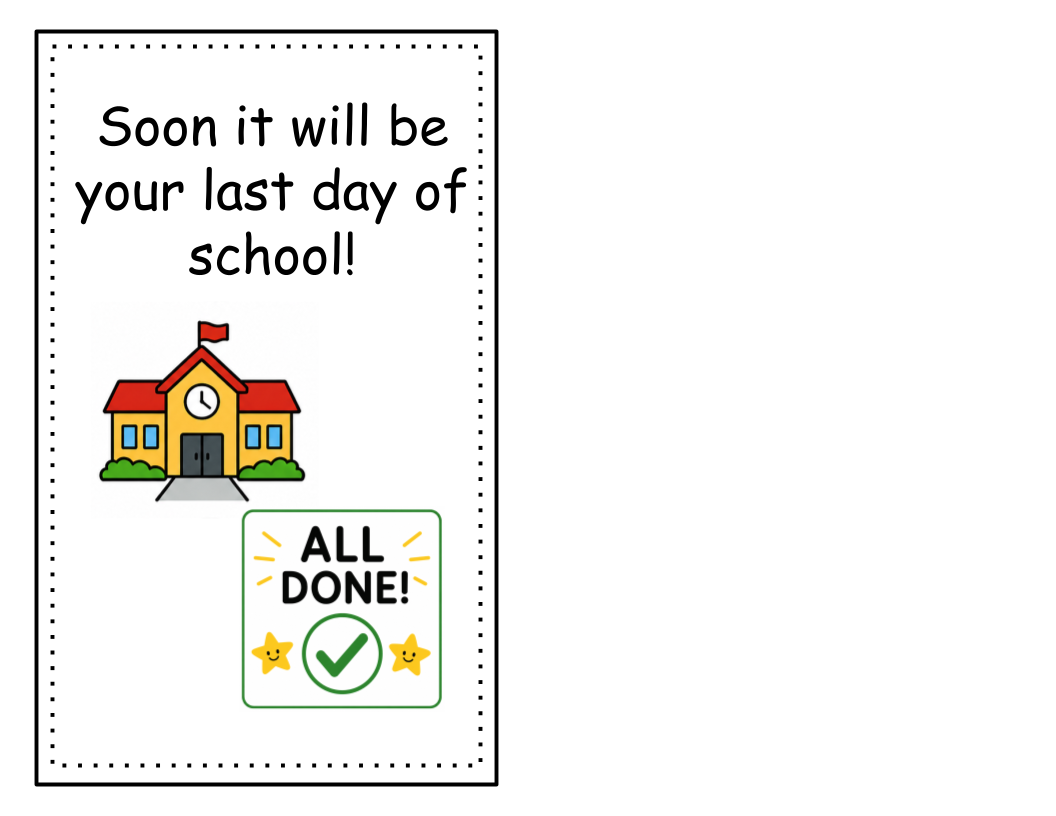 Summer Vacation Social Story