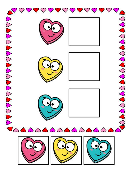 Valentine's Day File folders