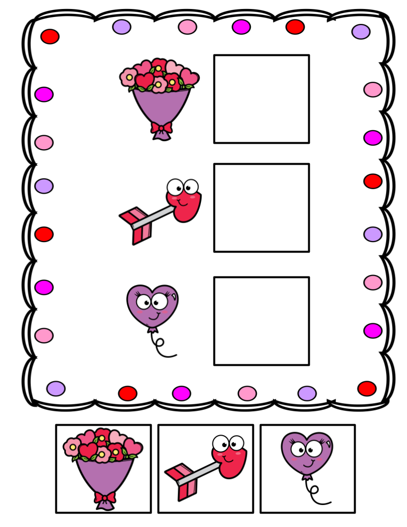 Valentine's Day File folders