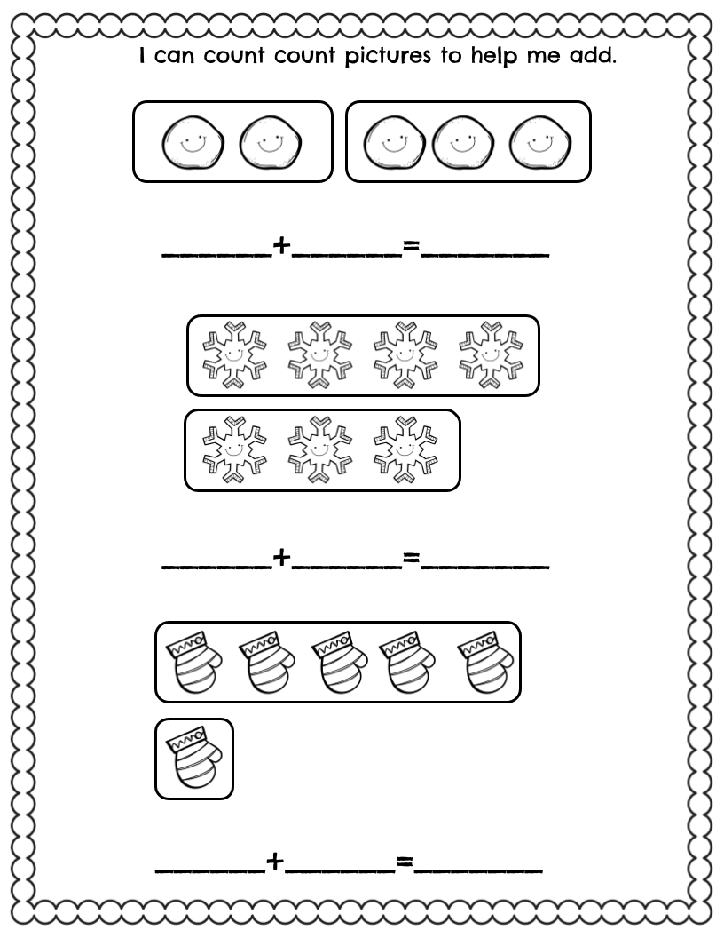 Winter Addition - Building Equations