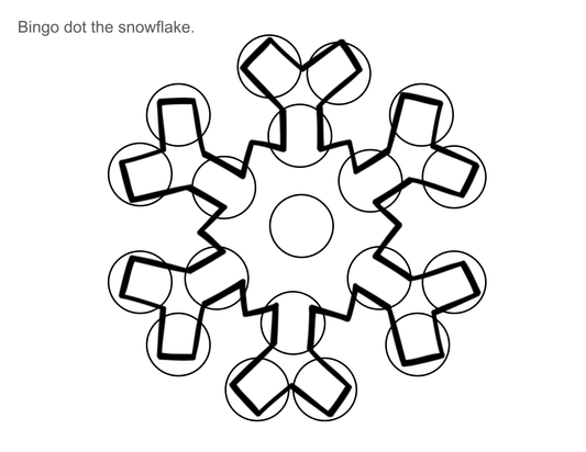 Winter Bingo Dots