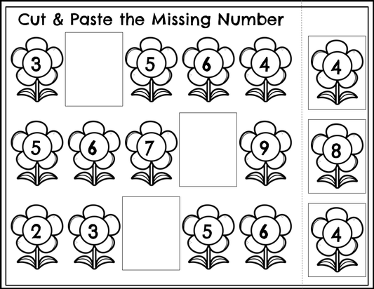 Flower Missing Number